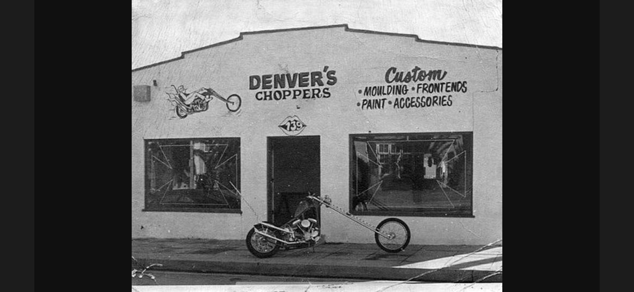 Freds Frames custom motorcycle build detail